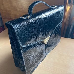 Black Vintage Briefcase